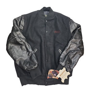 New W/Tags Vintage Large Black Maker's Mark Whisky Holloway Award Jacket